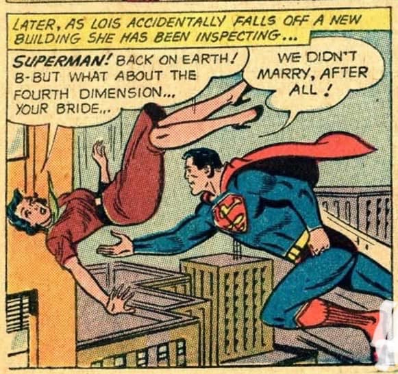 Superman in 4th dimension