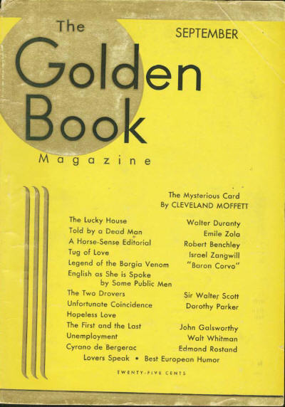 The Golden Book Magazine 1932 Sept.