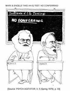 Marx and Engels Take an IQ Test
